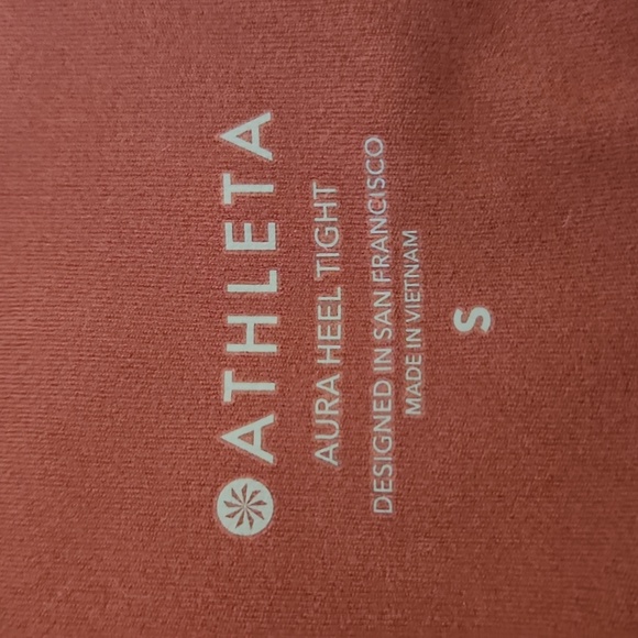 Athleta womans rusty mauve colored leggings size small - Picture 6 of 8